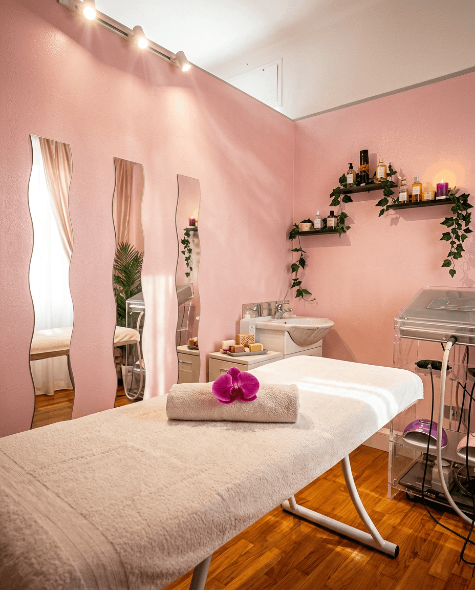 Sala rosa trattamenti viso